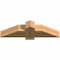Ekena Millwork Eugene Smooth Timber Gable Bracket, Western Red Cedar, 36"W x 9"H x 3 1/2"D x 5 1/2"F, 6/12 Pitch GBW036X09X0406EUG00SWR - alternate 4